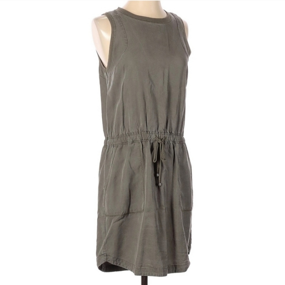 Lou & Grey Army Green‎ Sleeveless Cozy Dress Size S